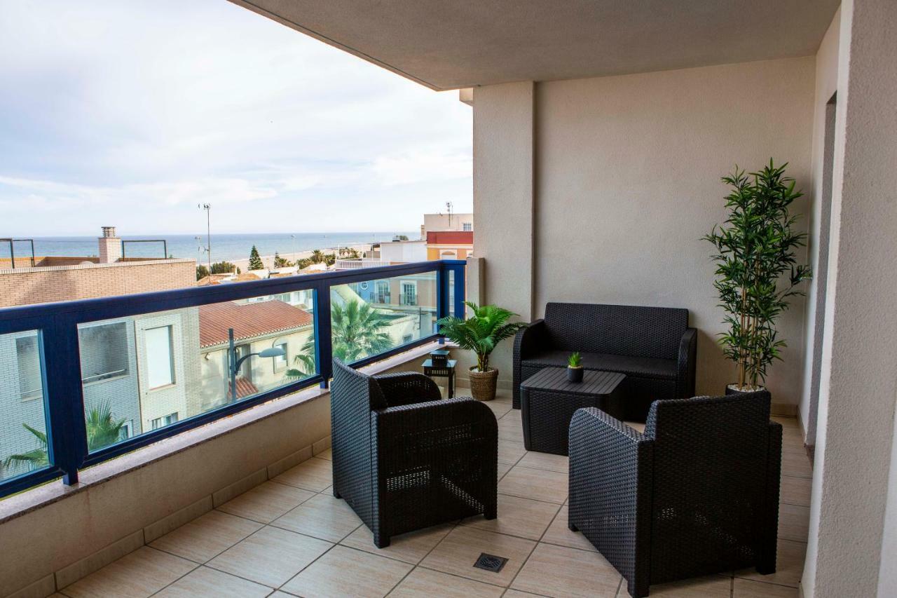 Apartment Las Sirenas, Wifi 100 Mb, Sea View Roquetas de Mar Ngoại thất bức ảnh