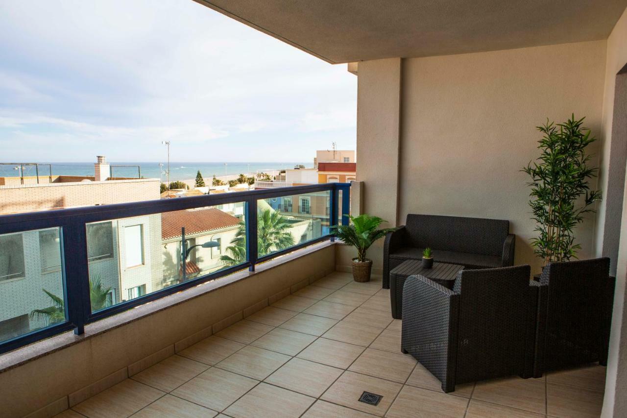 Apartment Las Sirenas, Wifi 100 Mb, Sea View Roquetas de Mar Ngoại thất bức ảnh