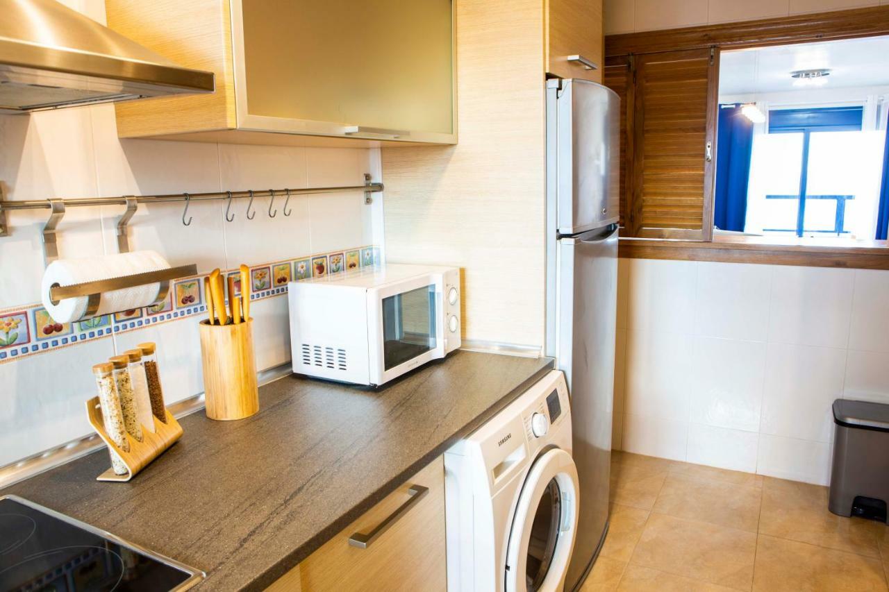 Apartment Las Sirenas, Wifi 100 Mb, Sea View Roquetas de Mar Ngoại thất bức ảnh