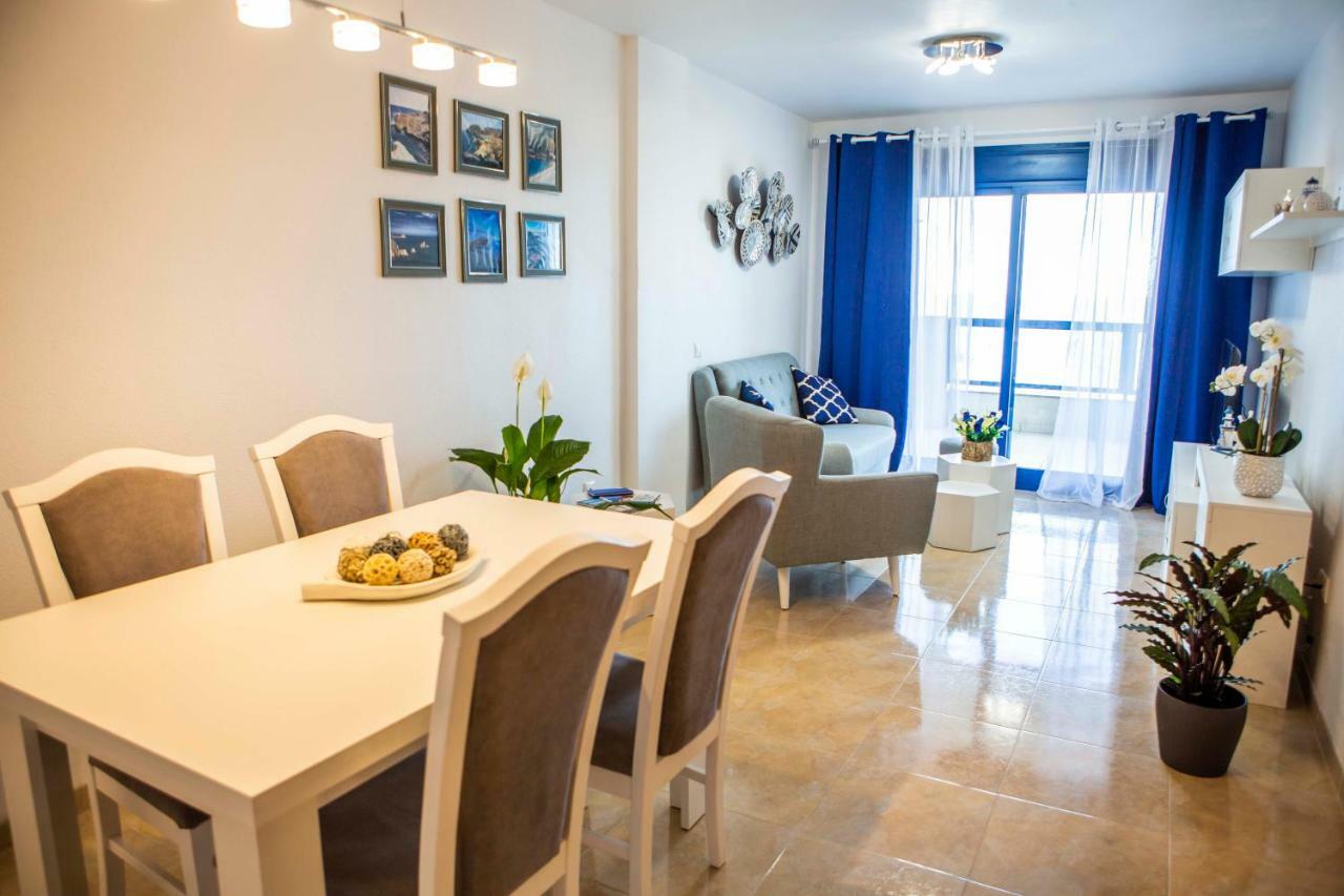 Apartment Las Sirenas, Wifi 100 Mb, Sea View Roquetas de Mar Ngoại thất bức ảnh